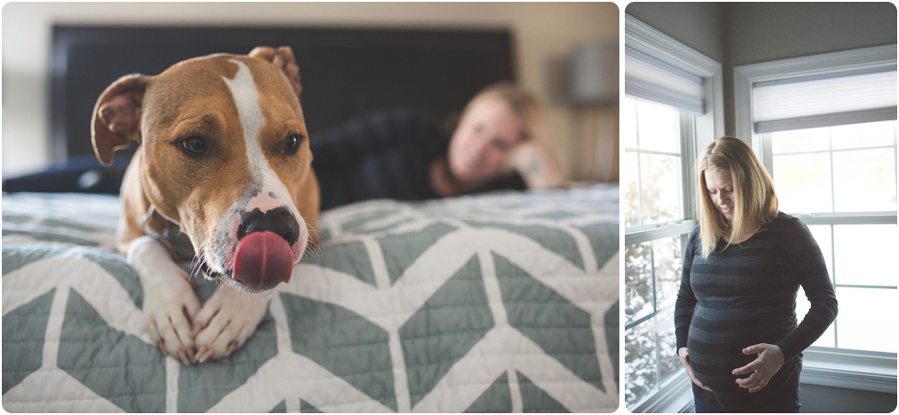 dog licking his lips